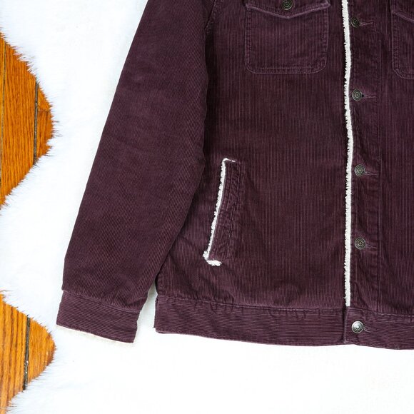 MARINE LAYER Boise Corduroy Sherpa Trucker Jacket - Picture 7 of 16